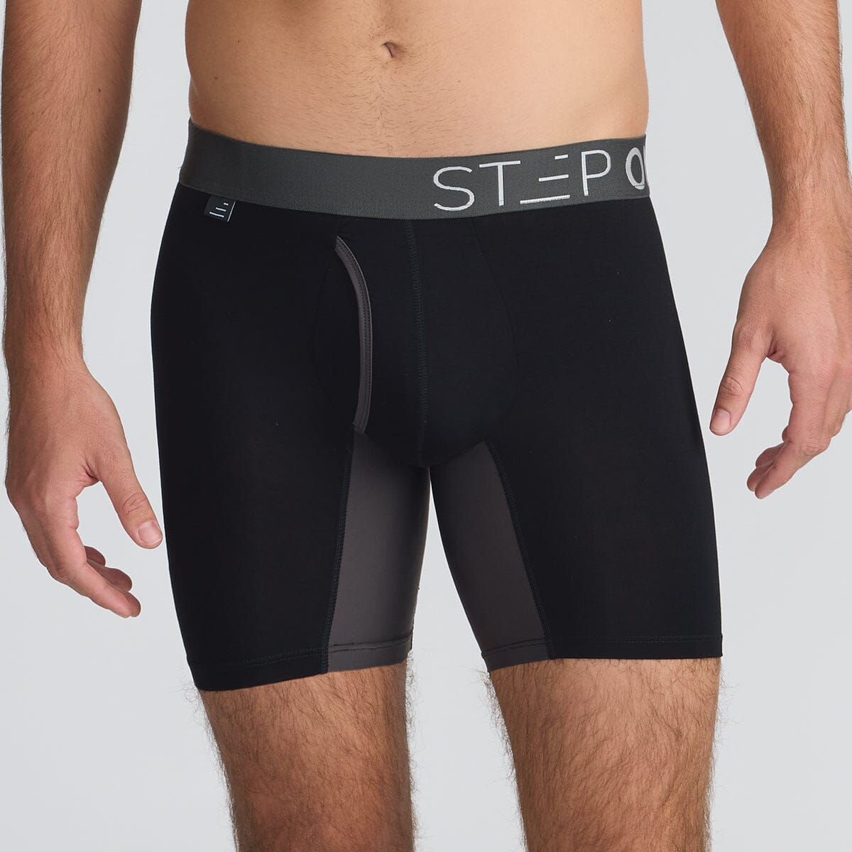 Boxer Brief Fly - Black Currants - View 1