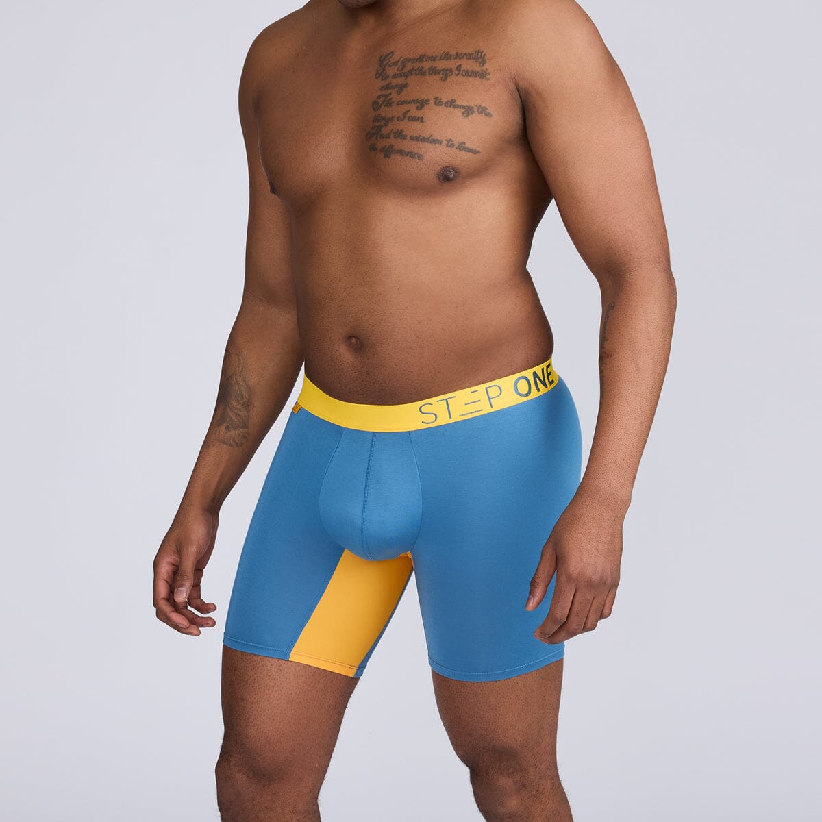 Boxer Brief - Blue & Orange - View 3