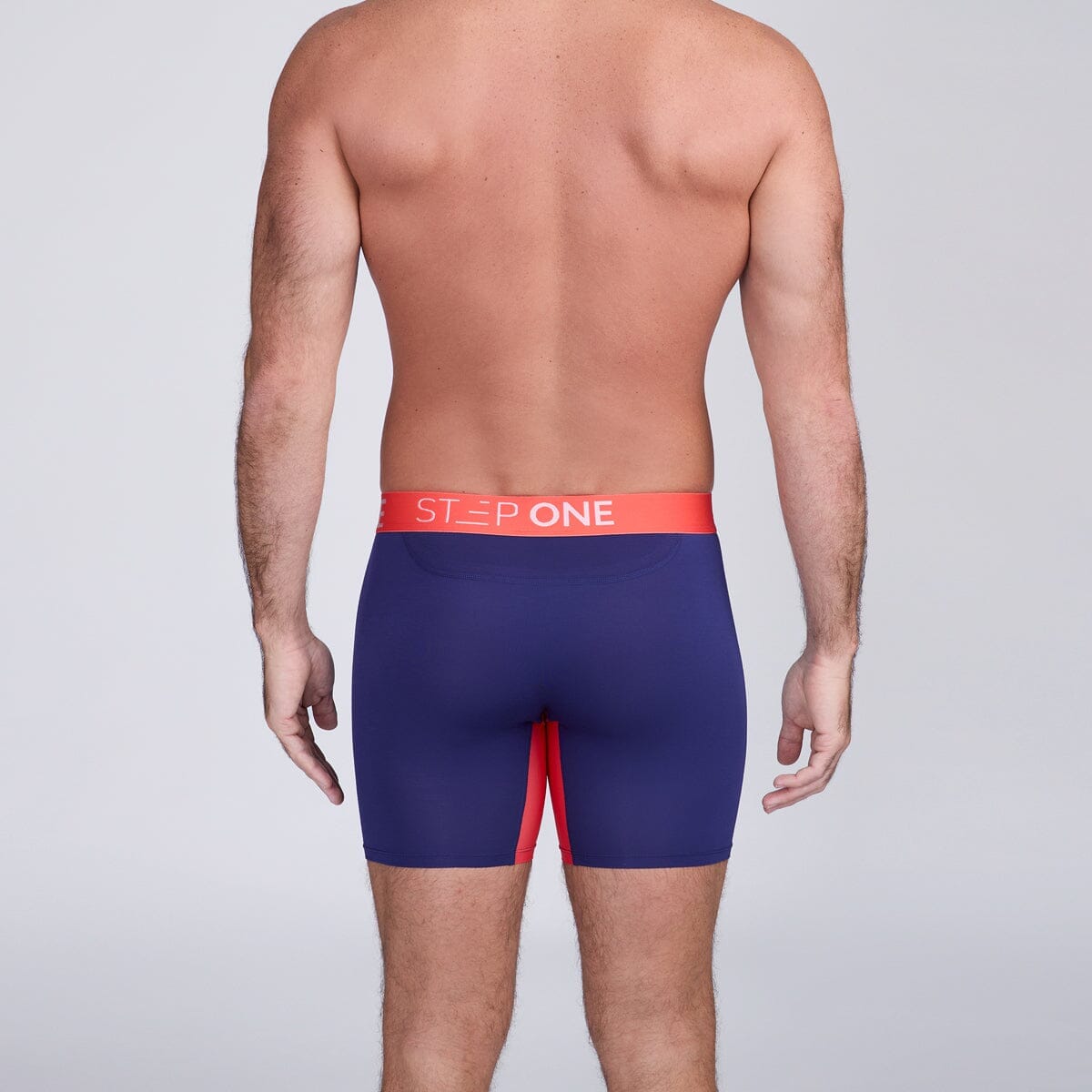Boxer Brief - Blue & Red - View 5