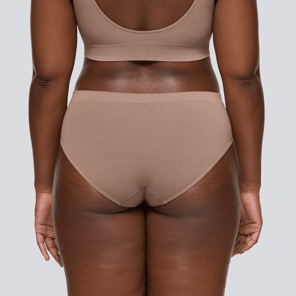 Women's SmoothFit Bikini Brief - Ash Brown - View 3