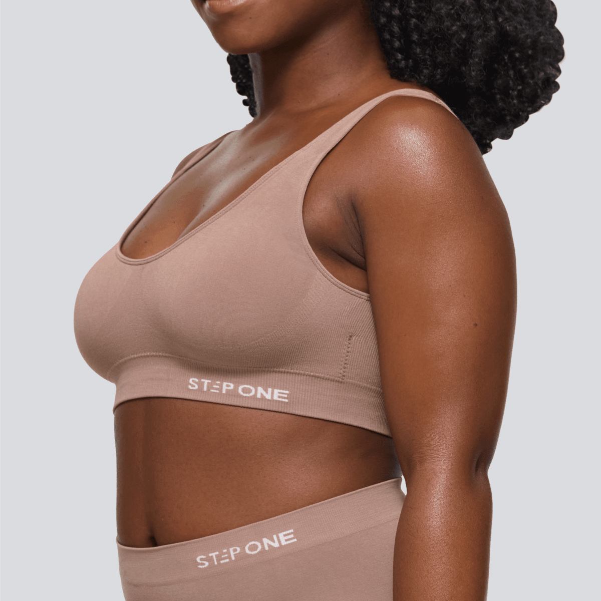 Women's SmoothFit Padded Bra - Ash Brown - View 2