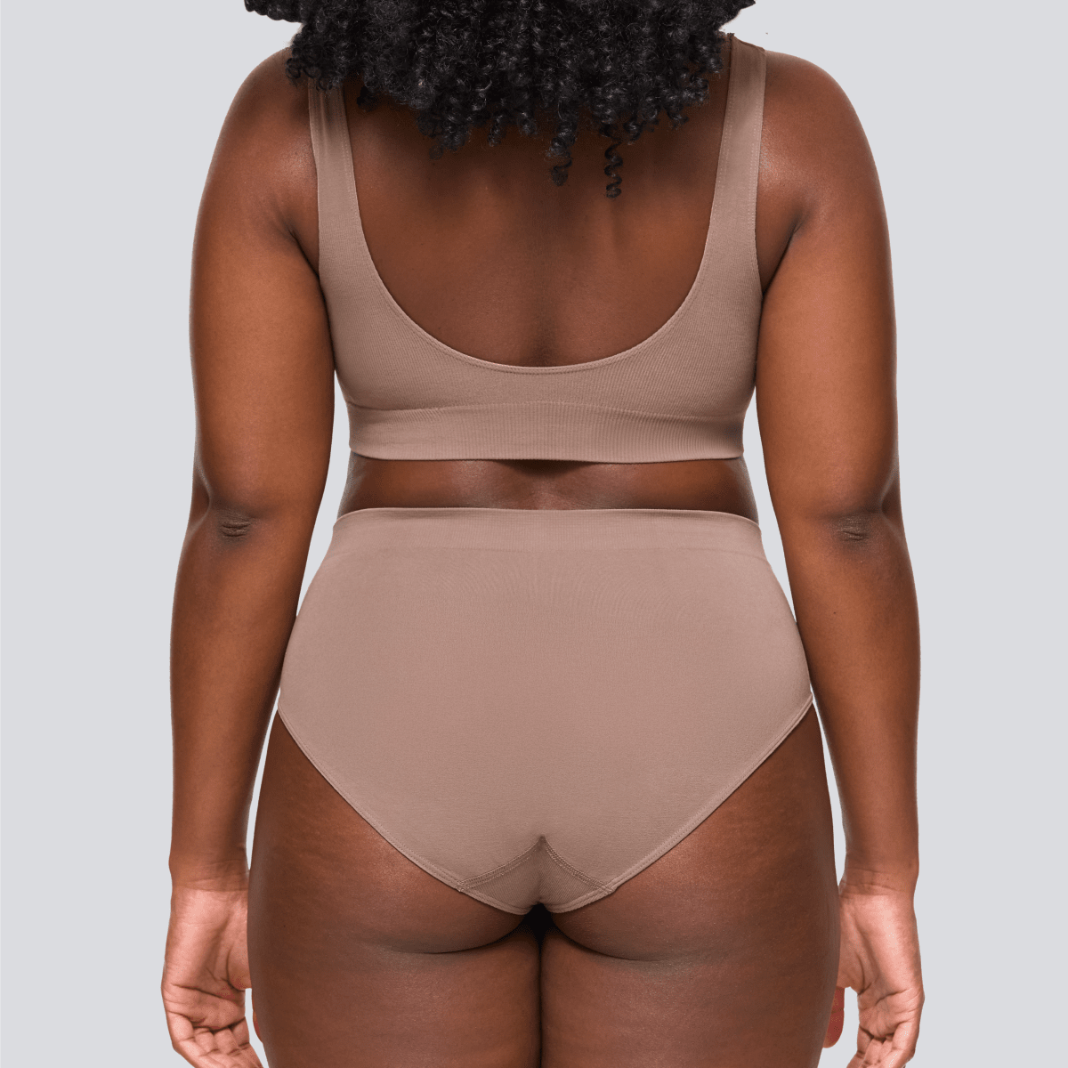Women's SmoothFit Full Brief - Ash Brown - View 3