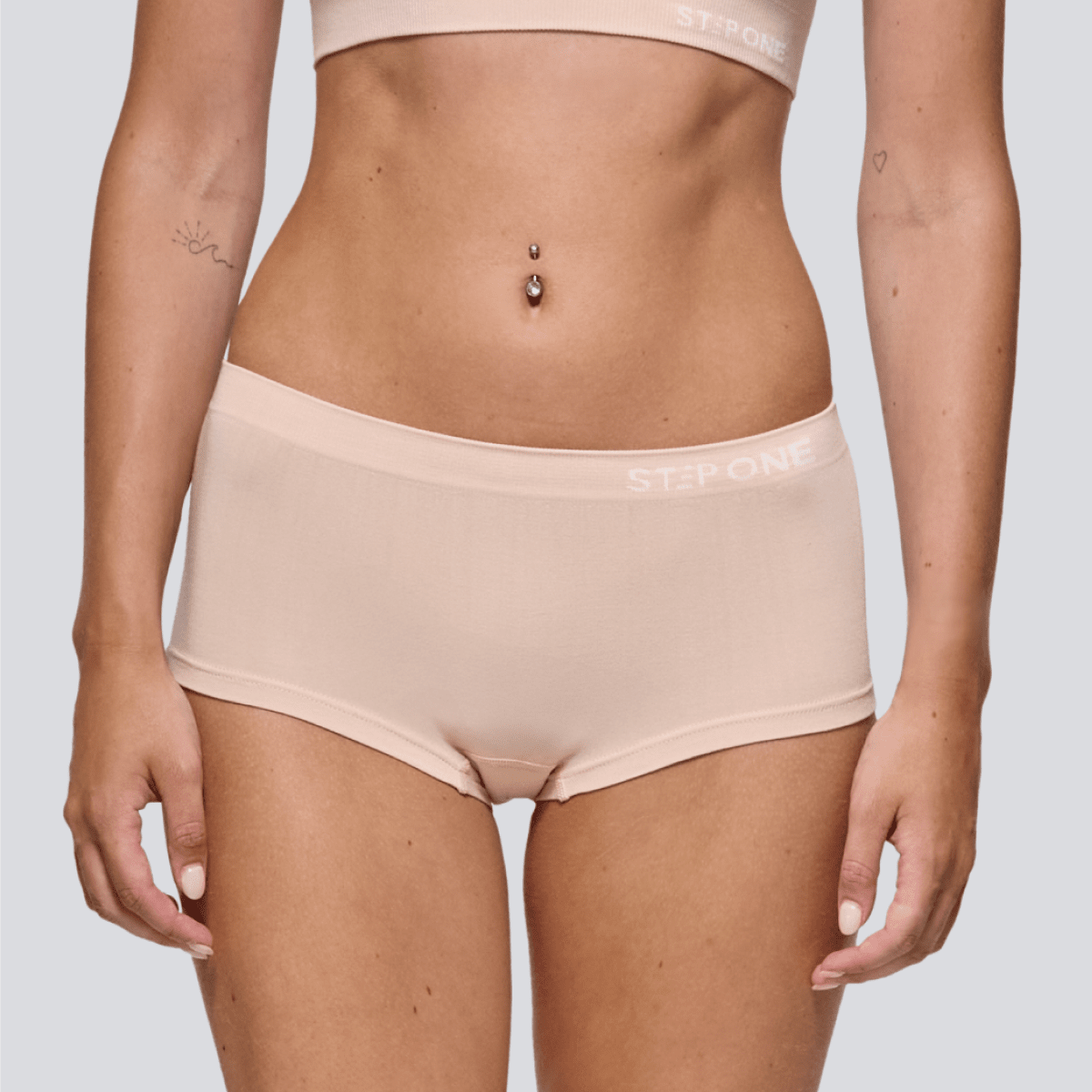 Women's SmoothFit Boyleg - Light Beige - Bamboo Underwear