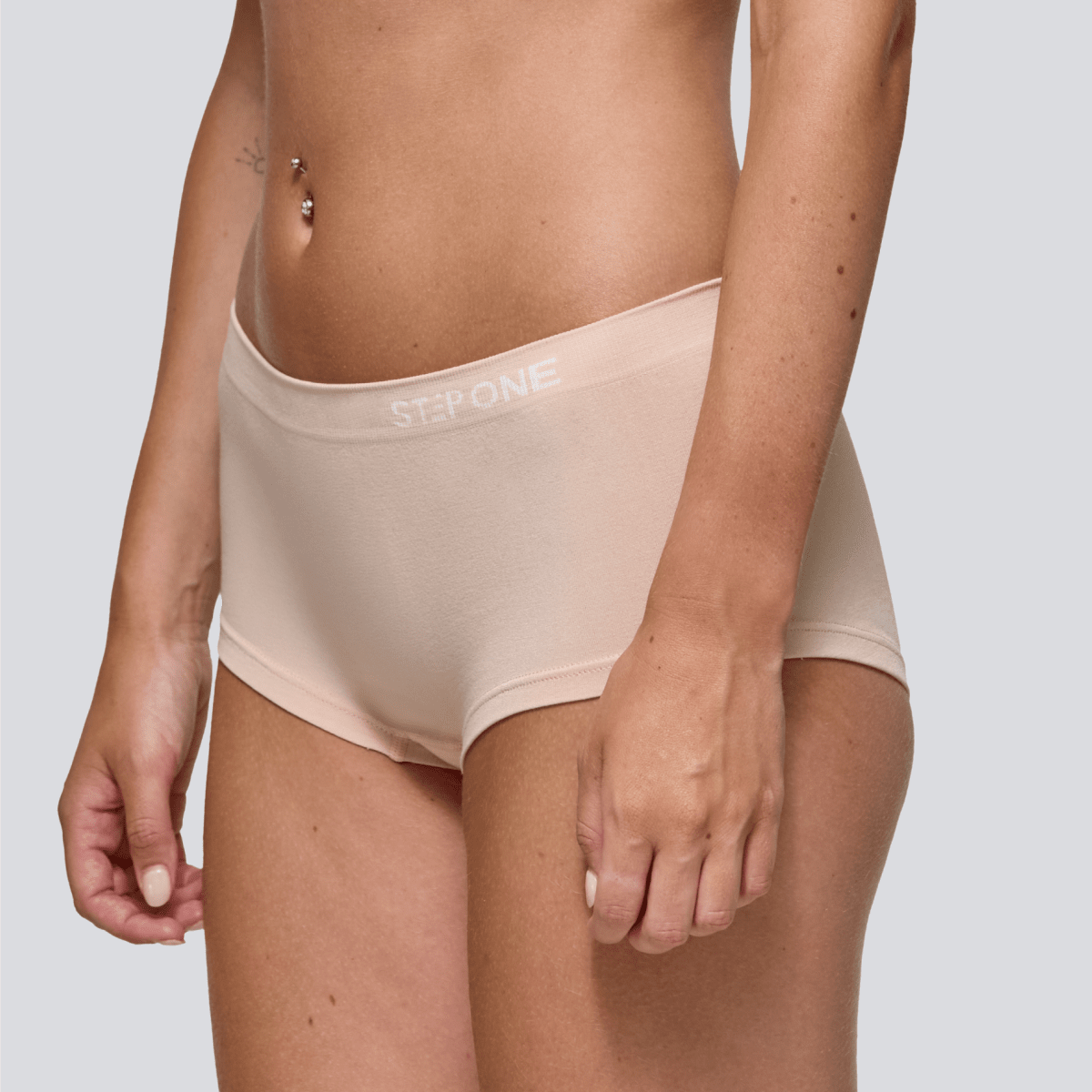 Women's SmoothFit Boyleg - Light Beige - Bamboo Underwear