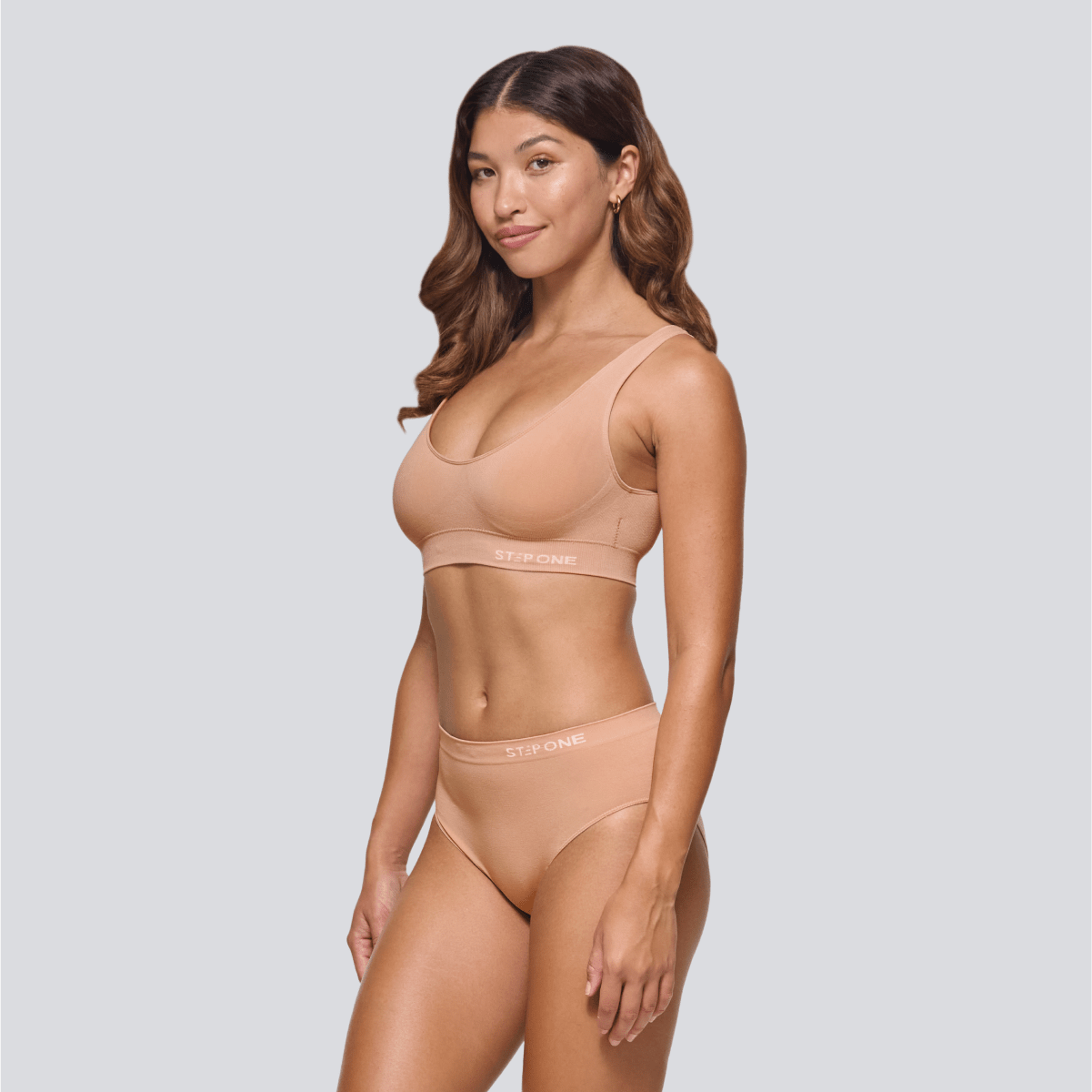 Women's SmoothFit Bikini Brief - Pink Beige - View 4