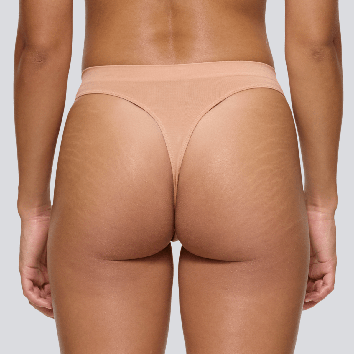Women's SmoothFit Thong - Pink Beige - View 3