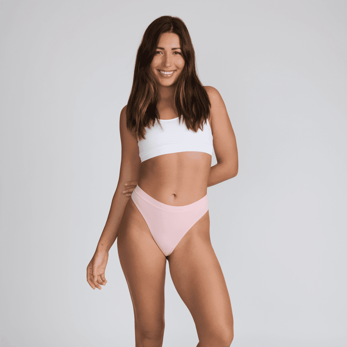 Women's SmoothFit Thong - Rose All Day - View 6