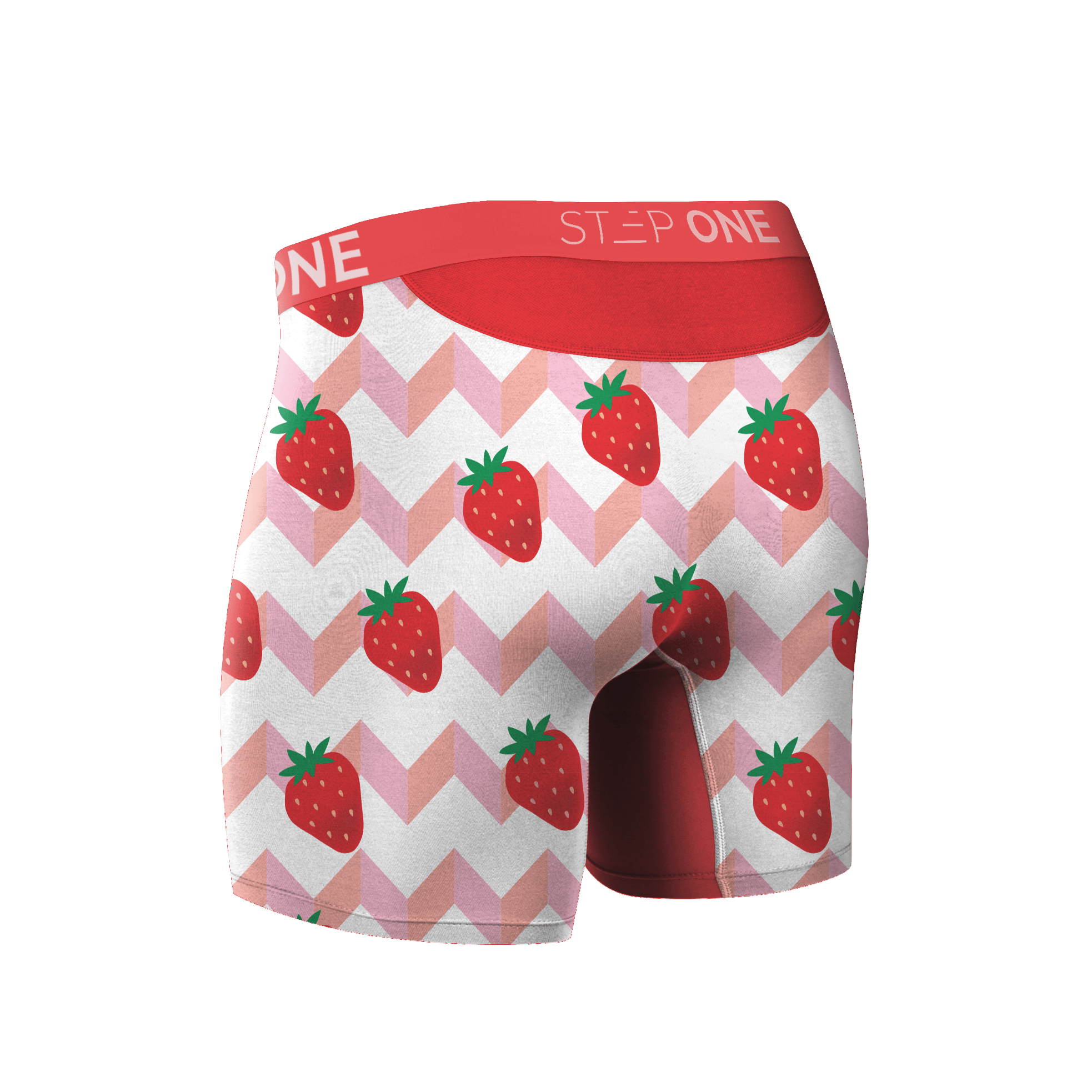 Boxer Brief - Saucy Strawberries - Bamboo Underwear