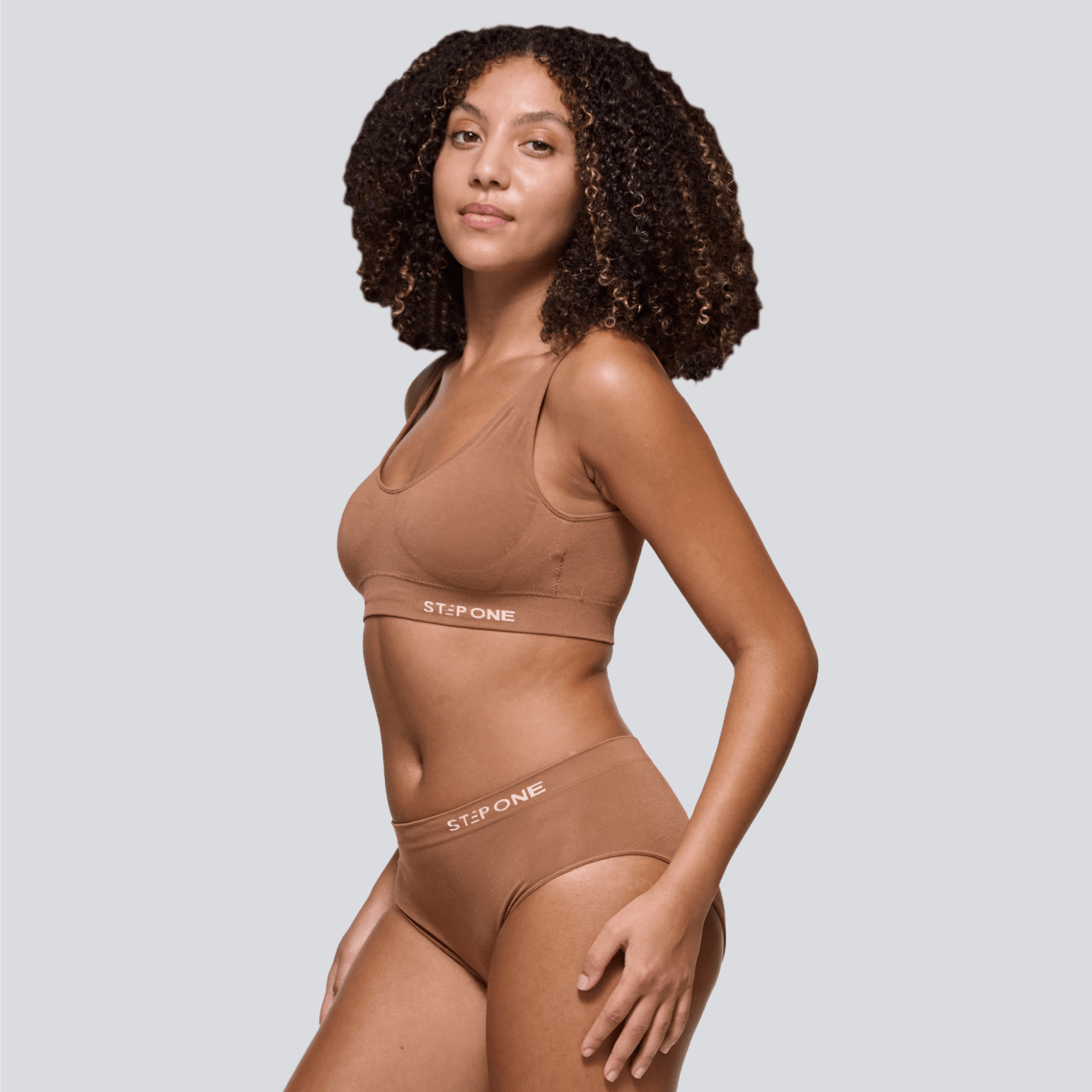 Women's SmoothFit Bikini Brief - Tan - View 4