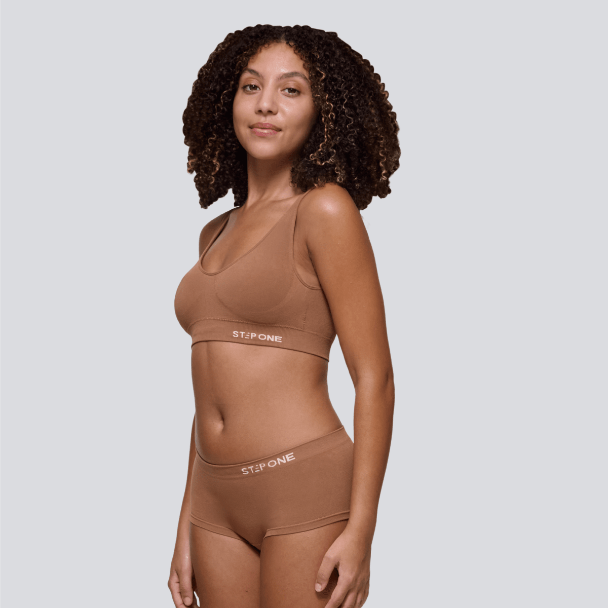 Women's SmoothFit Boyleg - Tan - View 4
