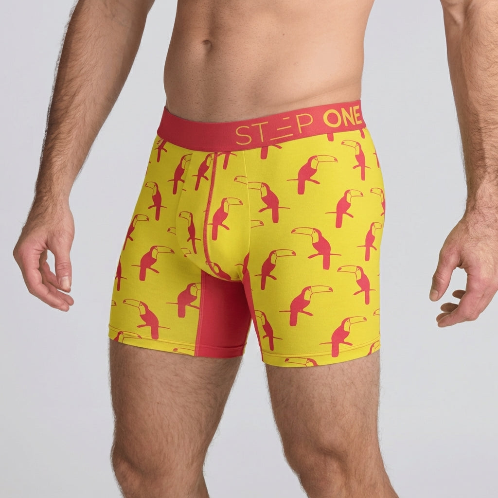 Boxer Brief - Toucans - Bamboo Underwear