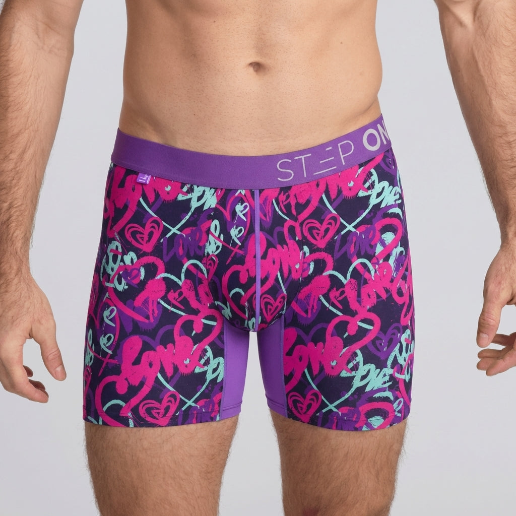 Boxer Brief - Love Covers - Bamboo Underwear