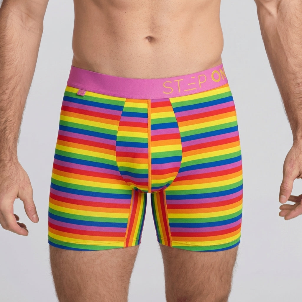 Boxer Brief - Rainbows - Bamboo Underwear