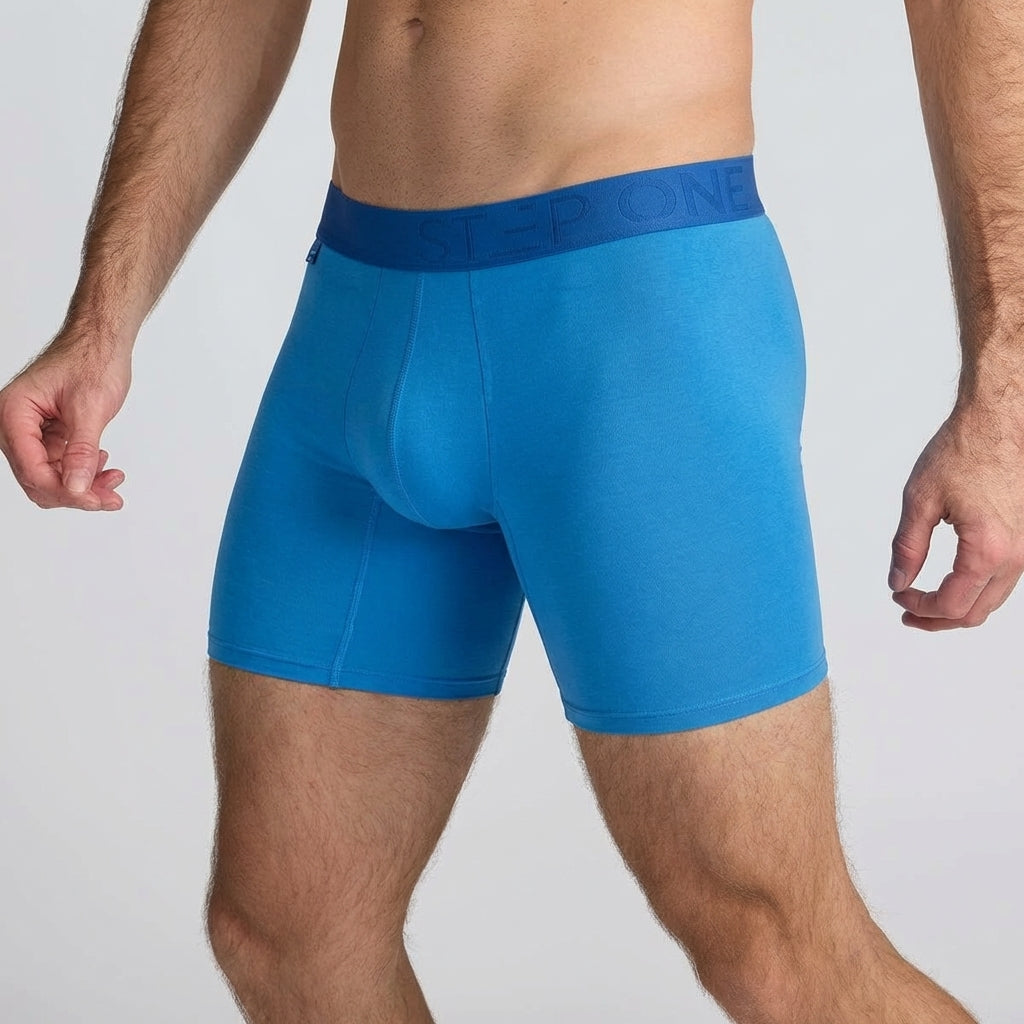Boxer Brief - French Blue - Bamboo Underwear
