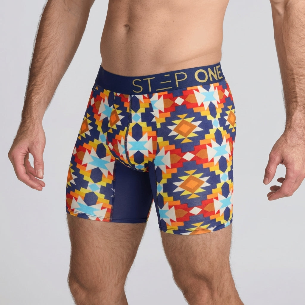 Boxer Brief - Kaleid-o-Scopes - Bamboo Underwear