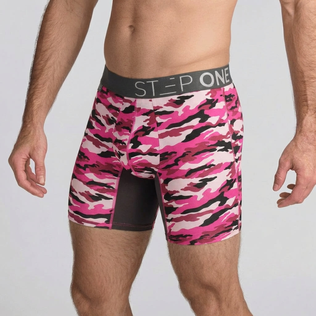 Boxer Brief - Candy Camo - Bamboo Underwear