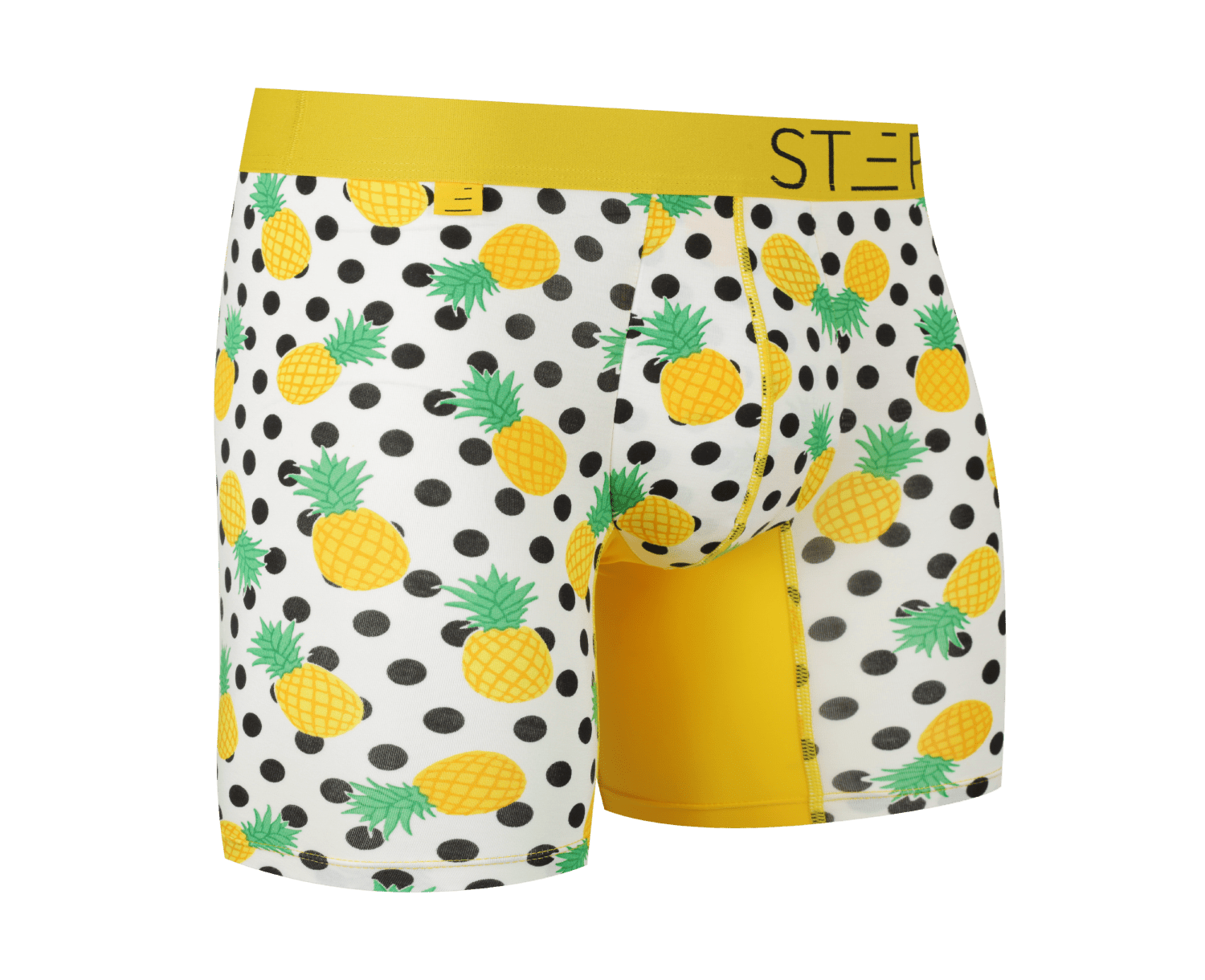 Boxer Brief - Passionate Pineapples - Bamboo Underwear