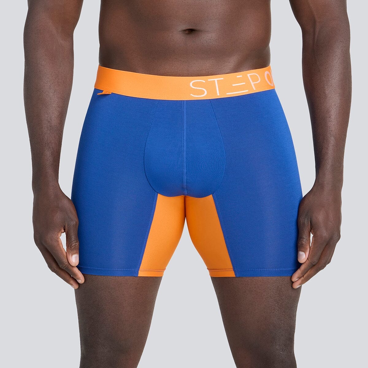 Boxer Brief - Navy & Orange - View 6