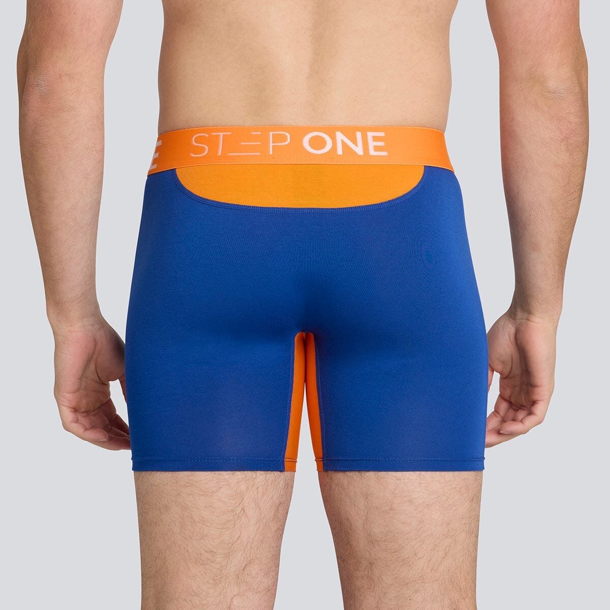 Boxer Brief - Navy & Orange - View 3