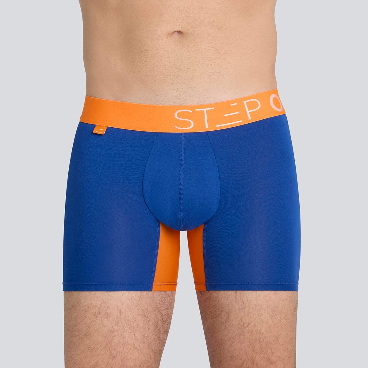 Trunk - Navy & Orange - Bamboo Underwear