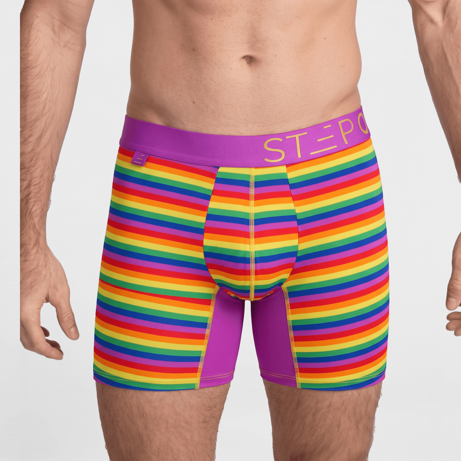 Boxer Brief - Rainbows - Bamboo Underwear