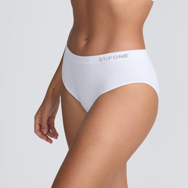 Women's SmoothFit Bikini Brief - Piña Colada - Bamboo Underwear - Model:Elke