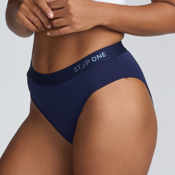 Women's Bikini Brief - Ahoy Sailor - Bamboo Underwear - Model:Yolanda