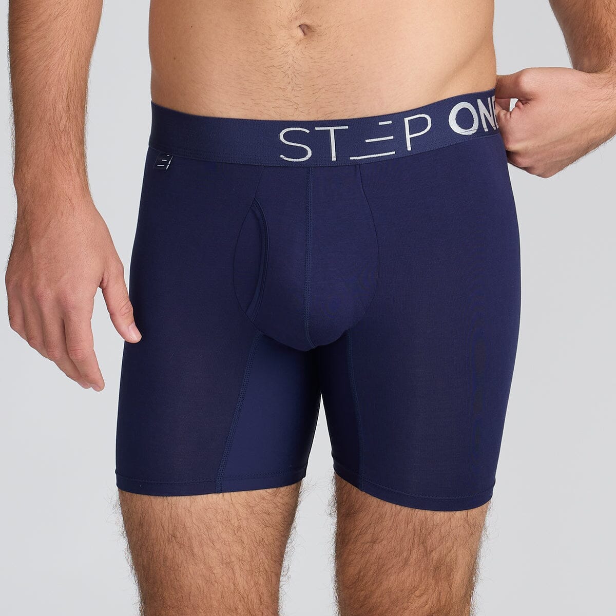 Boxer Brief Fly - Eclipse Blue - Bamboo Underwear