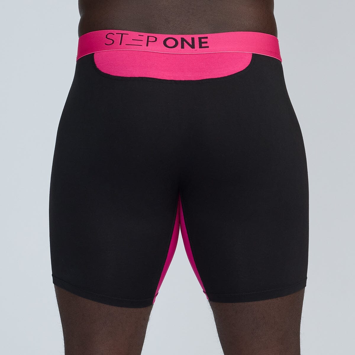 Boxer Brief - Black & Pink - View 3