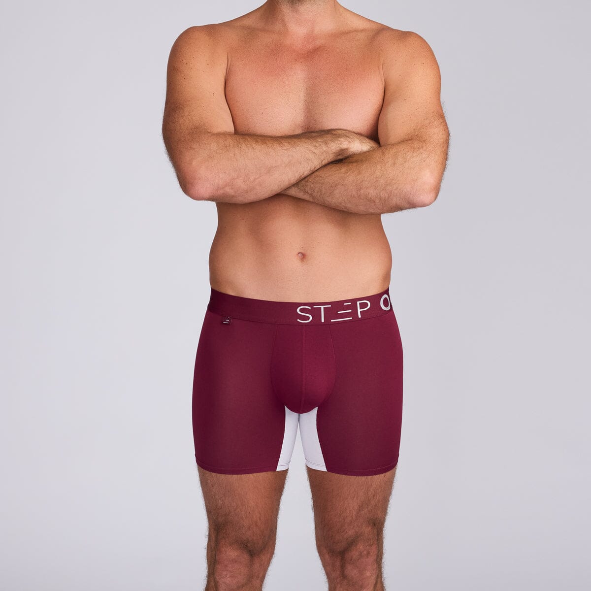 Boxer Brief - Burgundy - View 4