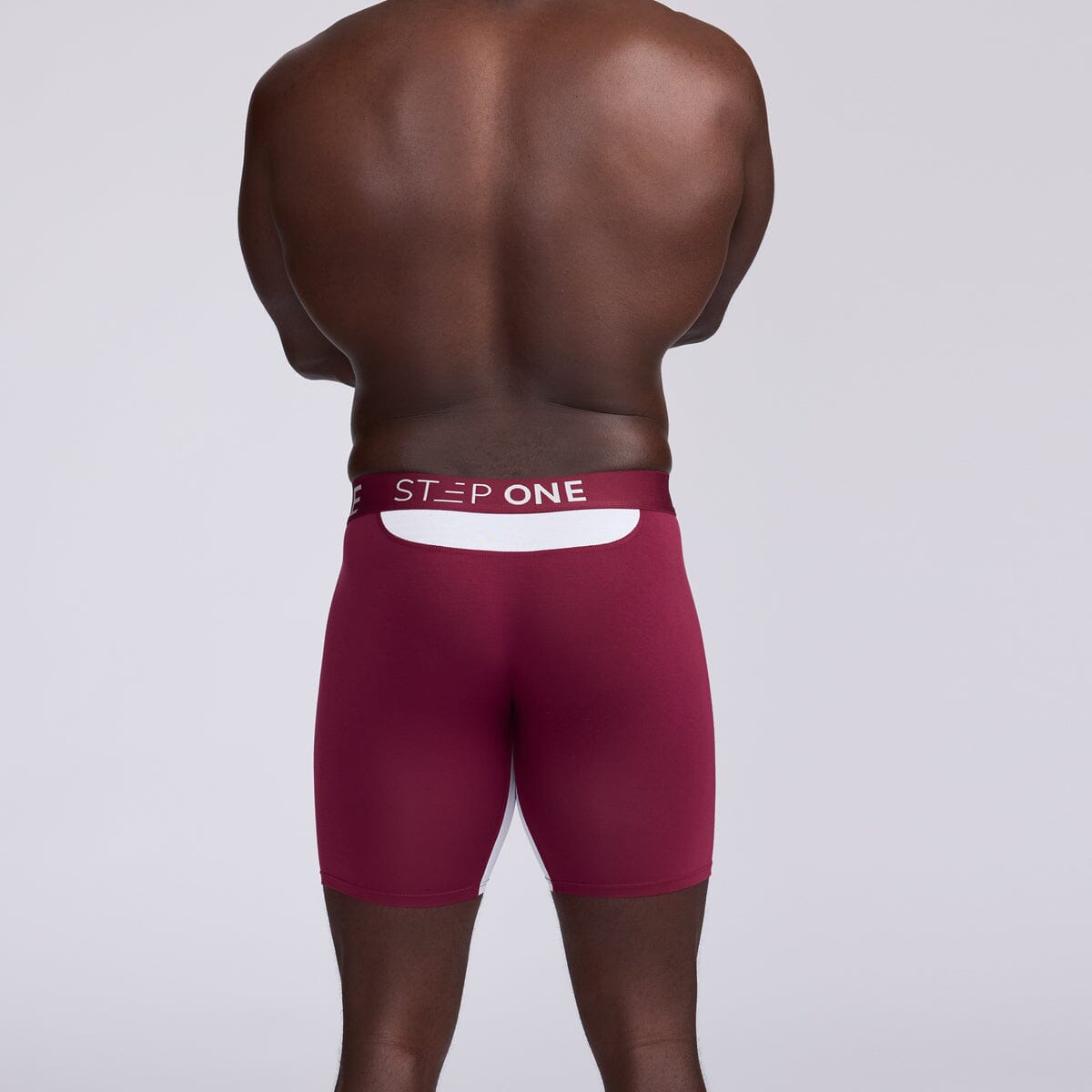 Boxer Brief Fly - Burgundy - View 5