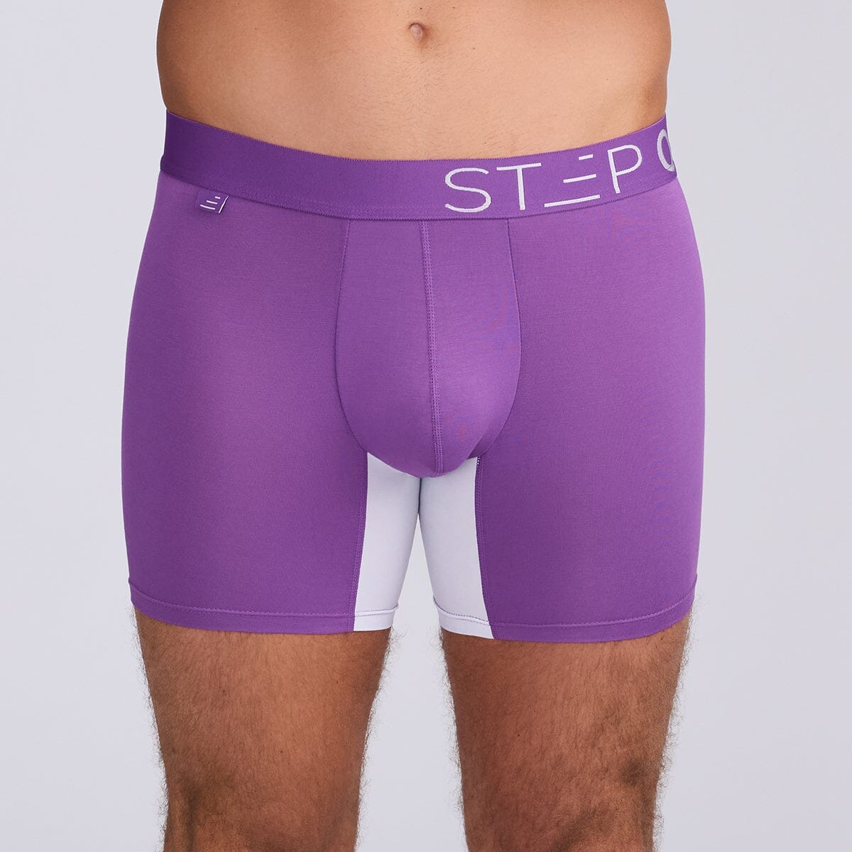 Trunk - Purple & White - Bamboo Underwear