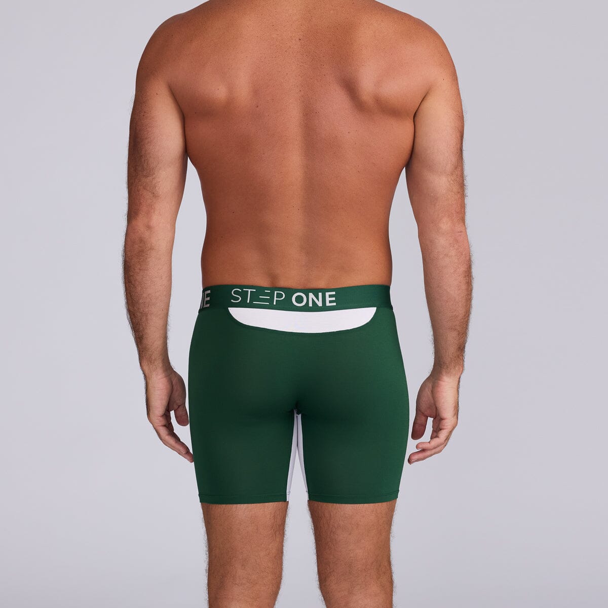 Boxer Brief - Green & White - View 5