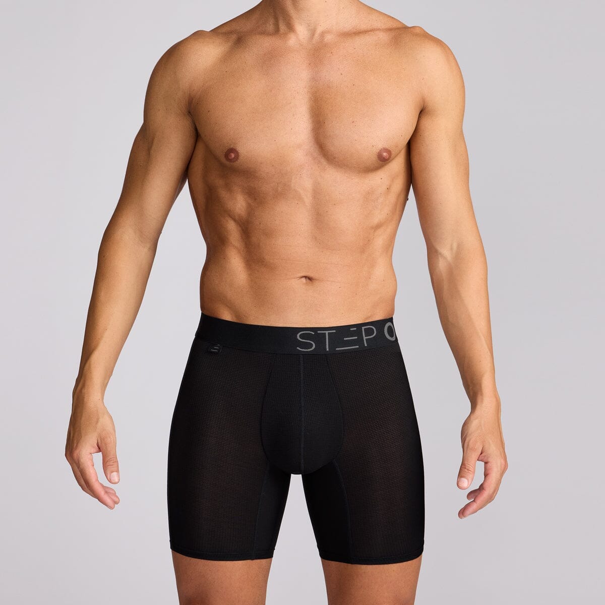 Cloud Mesh Boxer Brief - Black - View 5
