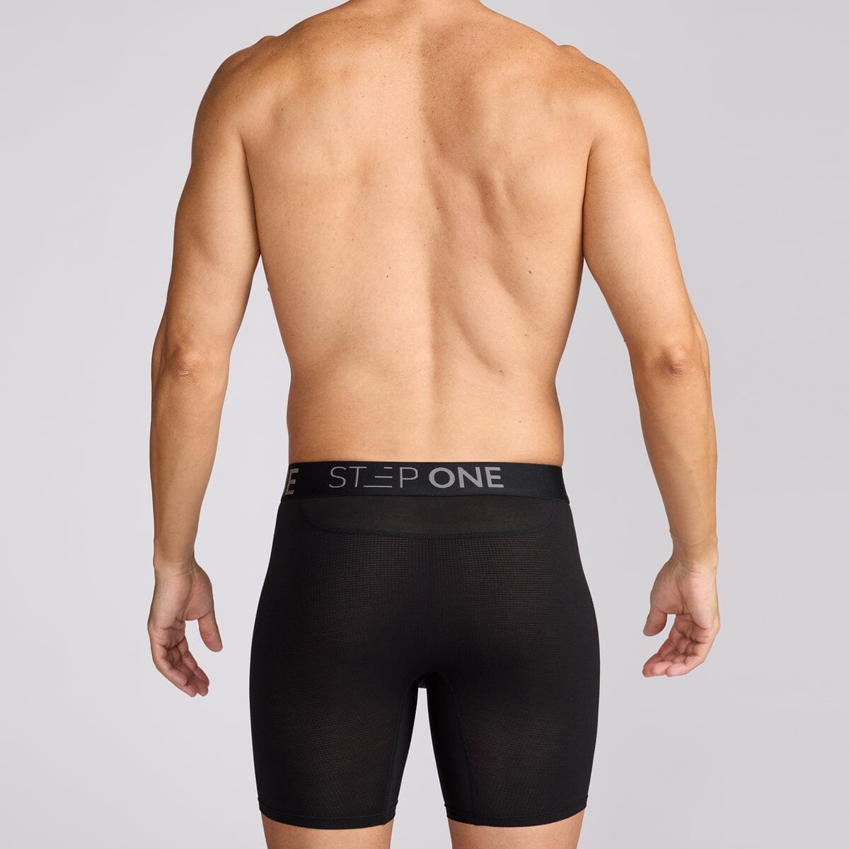 Cloud Mesh Boxer Brief - Black - View 6