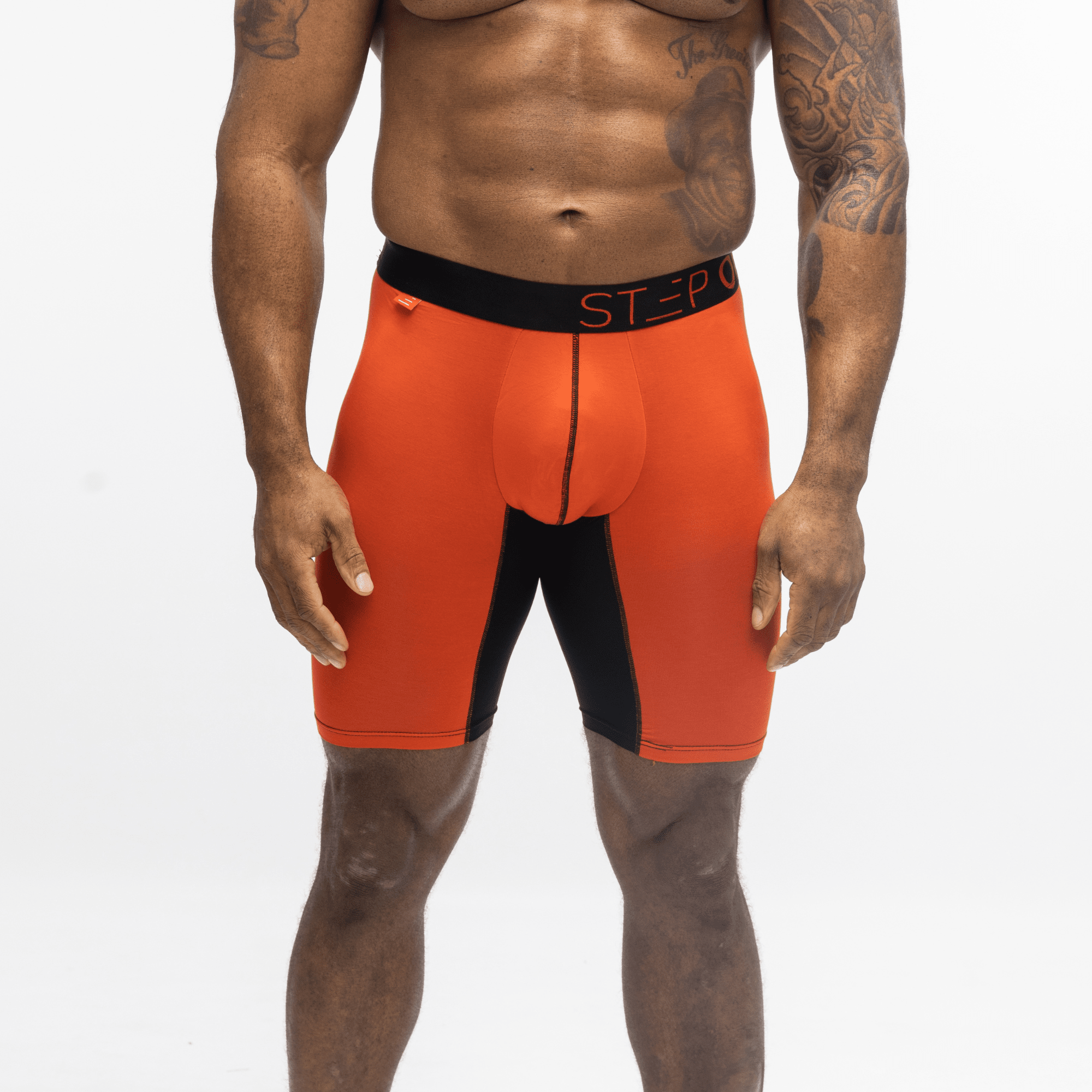 Step One Men's Bamboo Underwear Sports - Black Currants: Black Currants L