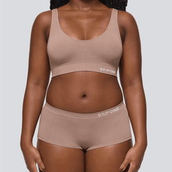 Women's SmoothFit Boyleg - Ash Brown
