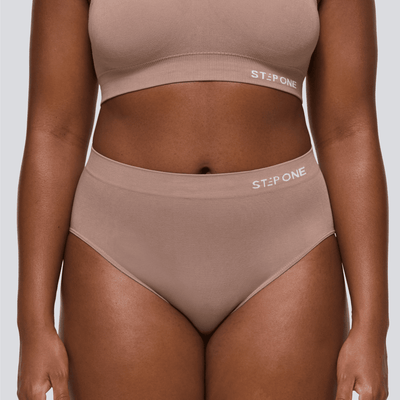 Women's SmoothFit Full Brief - Ash Brown - Bamboo Underwear