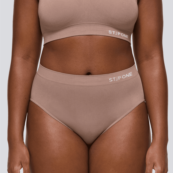 Women's SmoothFit Full Brief - Ash Brown - Bamboo Underwear
