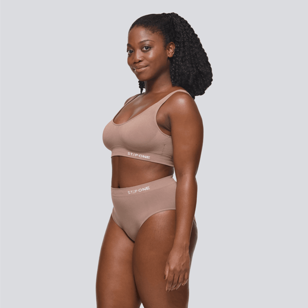 Women's SmoothFit Full Brief - Ash Brown - Bamboo Underwear