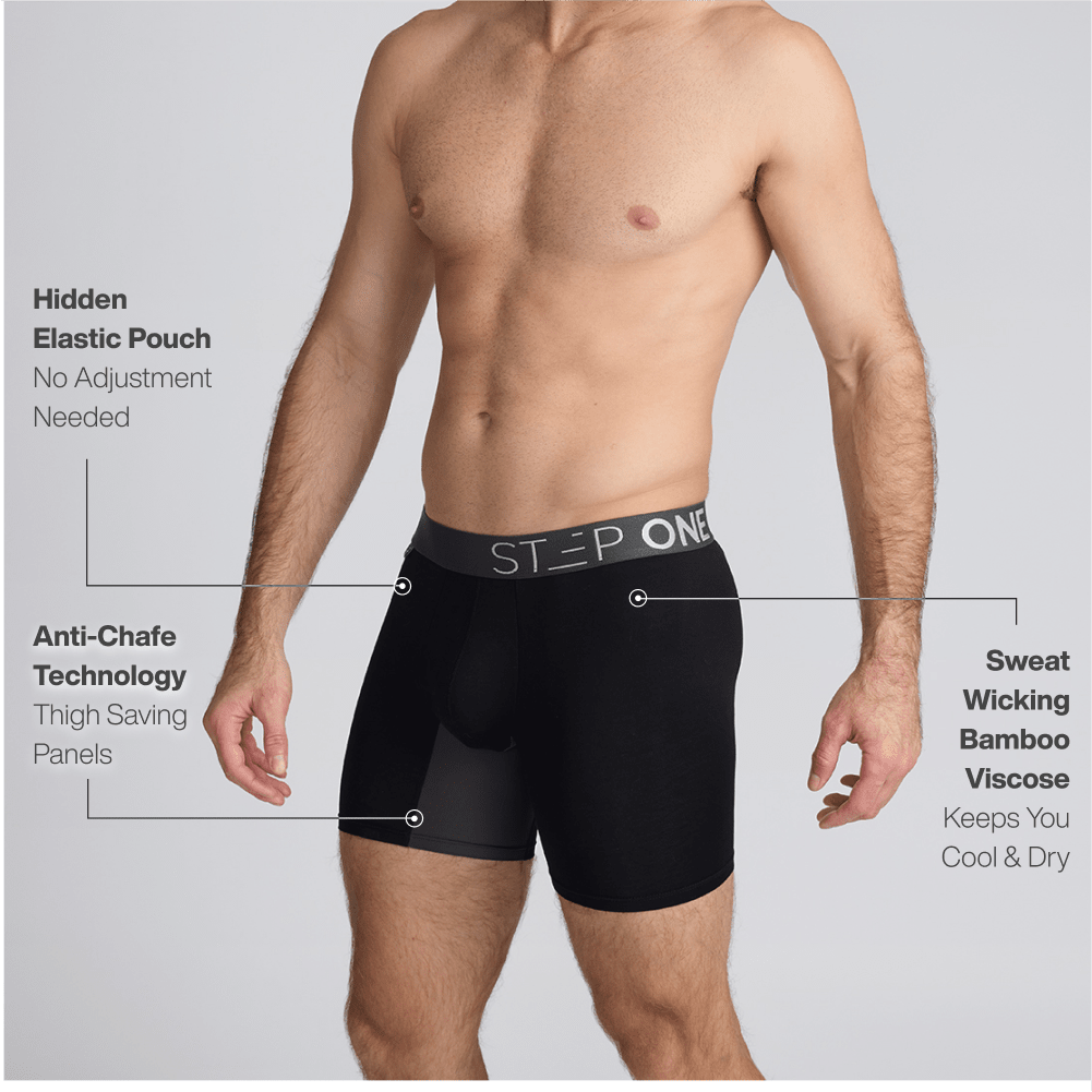 Boxer Brief - Black Currants - Bamboo Underwear