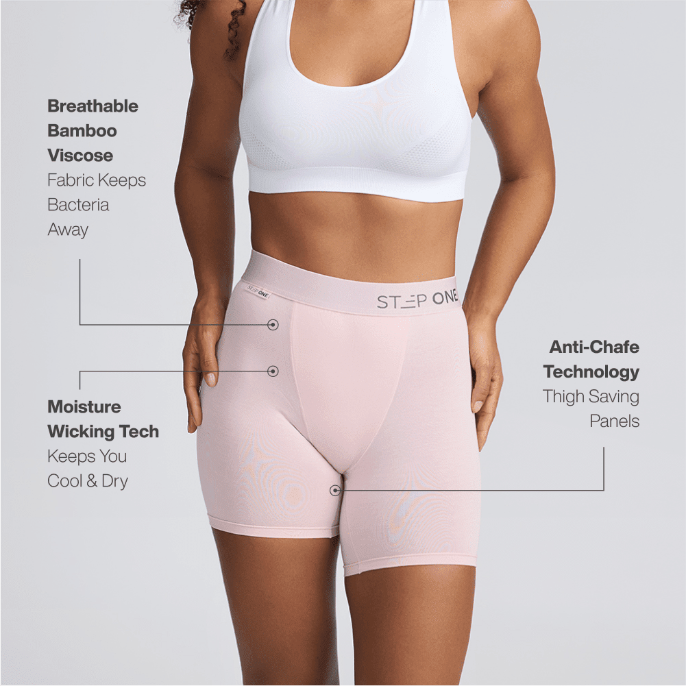 Women's Body Shorts - Blush - View 2