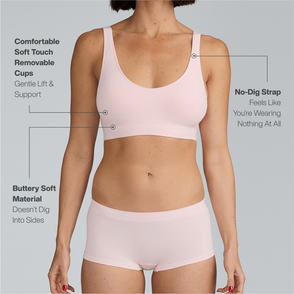 Women's SmoothFit Padded Bra - Rose All Day - View 2