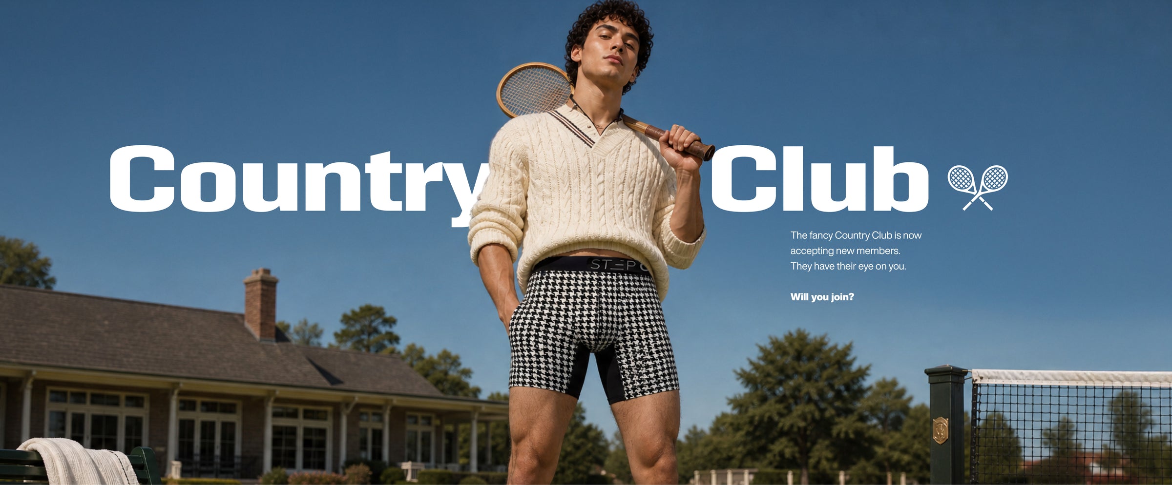 Men's boxer briefs country club