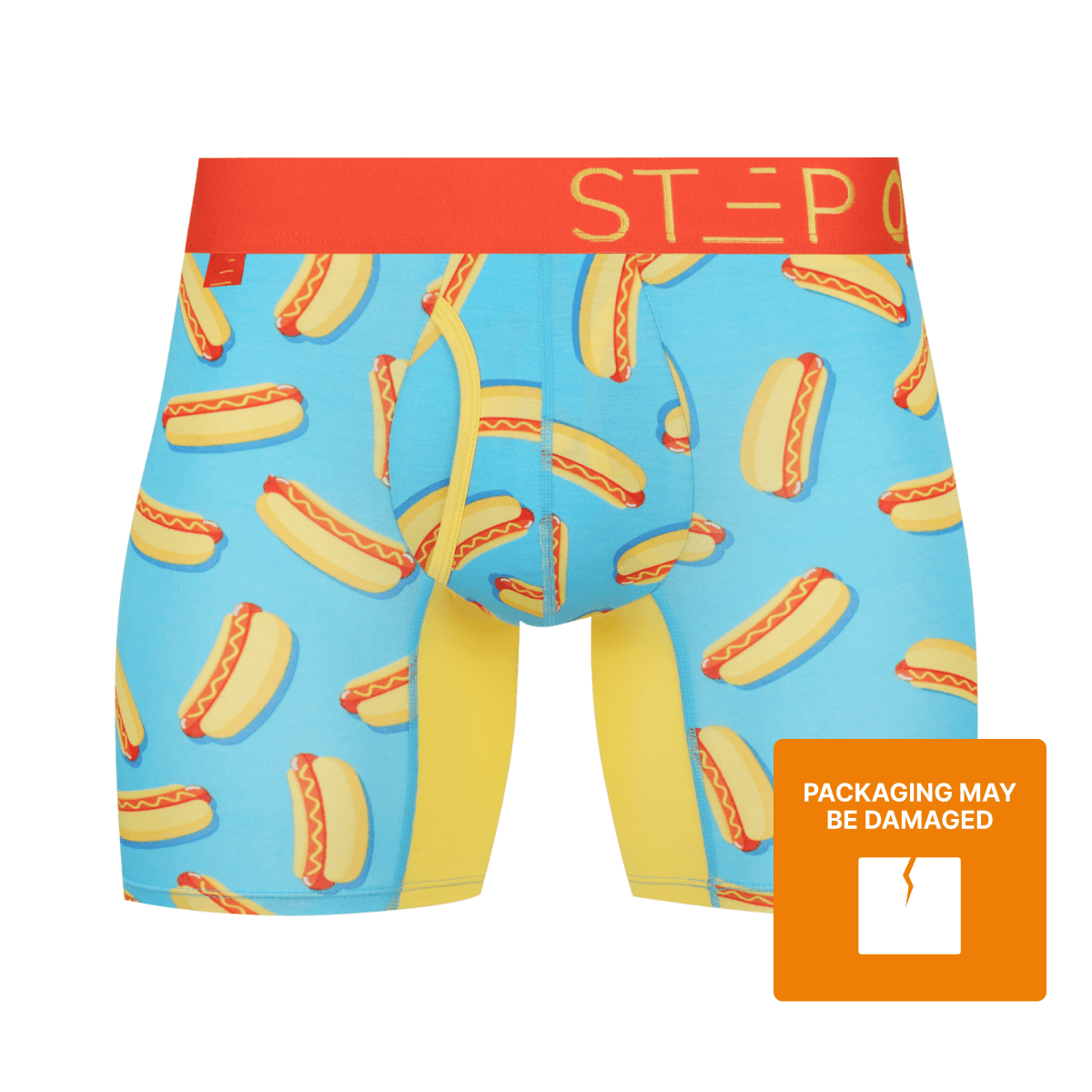 Boxer Brief Fly - Hot Dogs - Bamboo Underwear