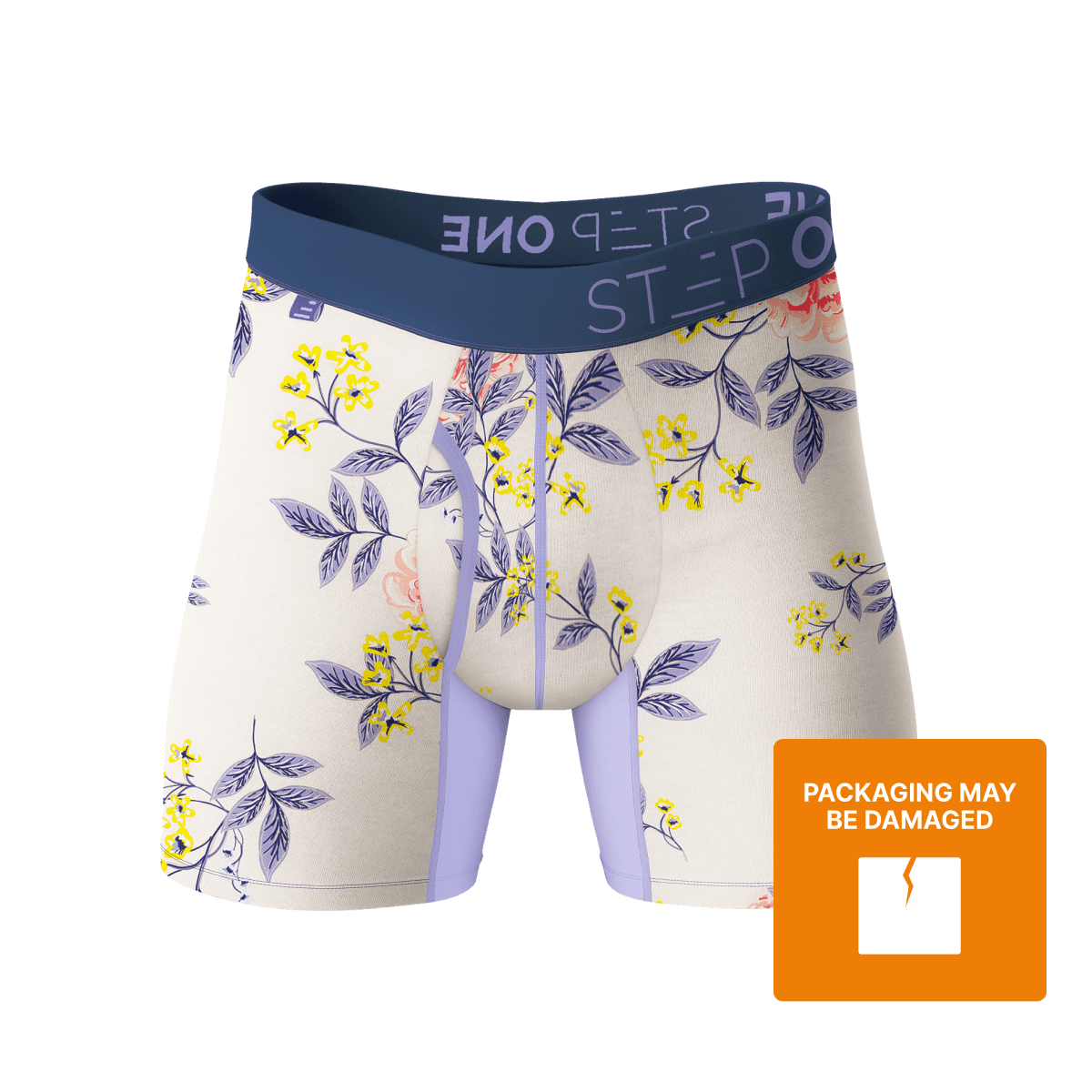 Boxer Brief Fly - Oriental Blossoms - Bamboo Underwear