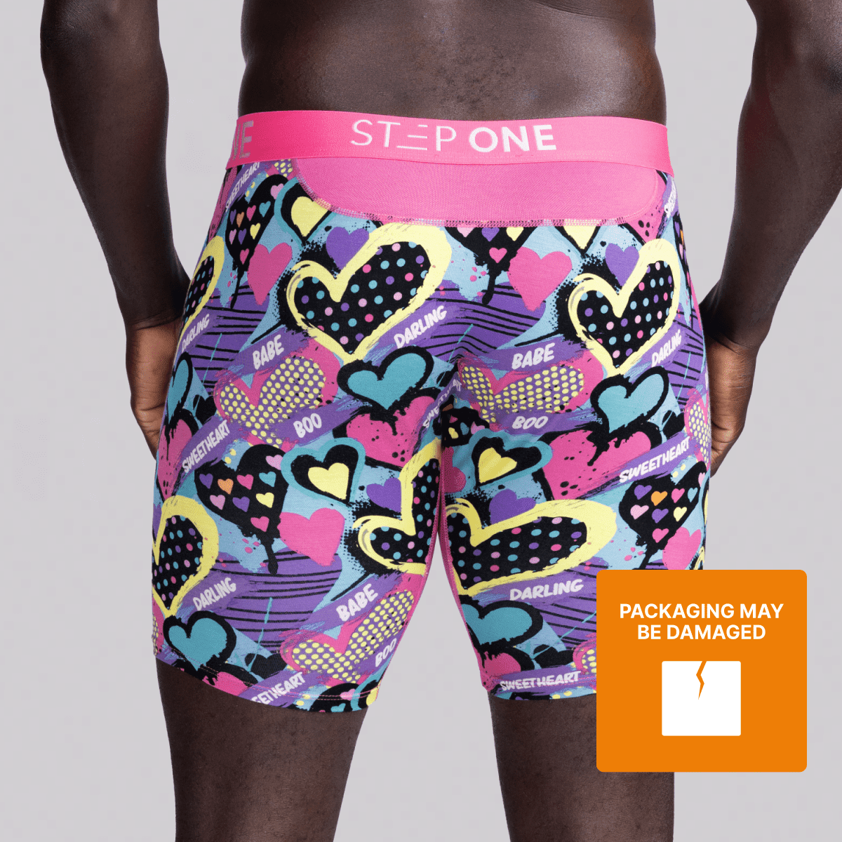 Boxer Brief - Retro Romance - Bamboo Underwear