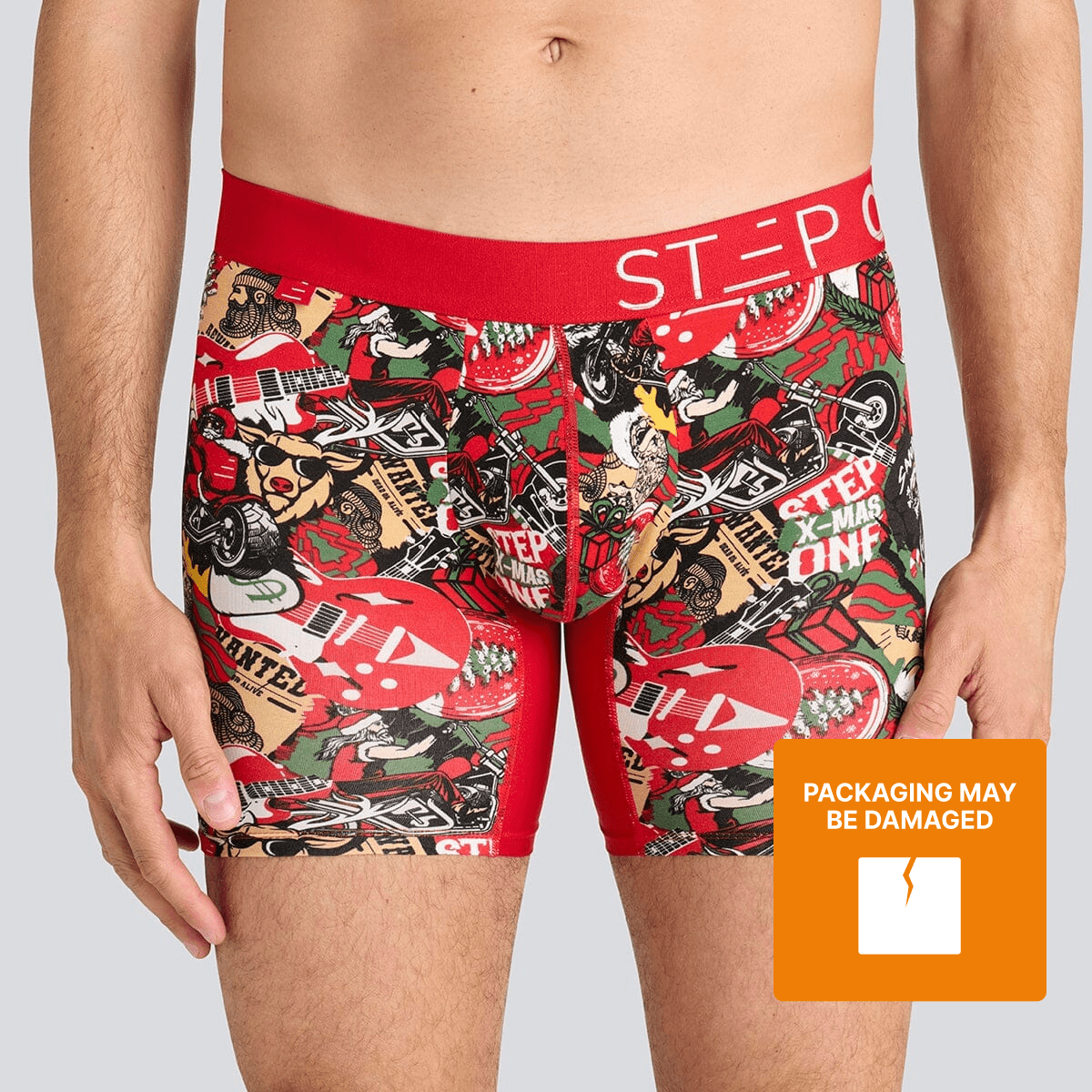 Boxer Brief - Bad Santas - Bamboo Underwear