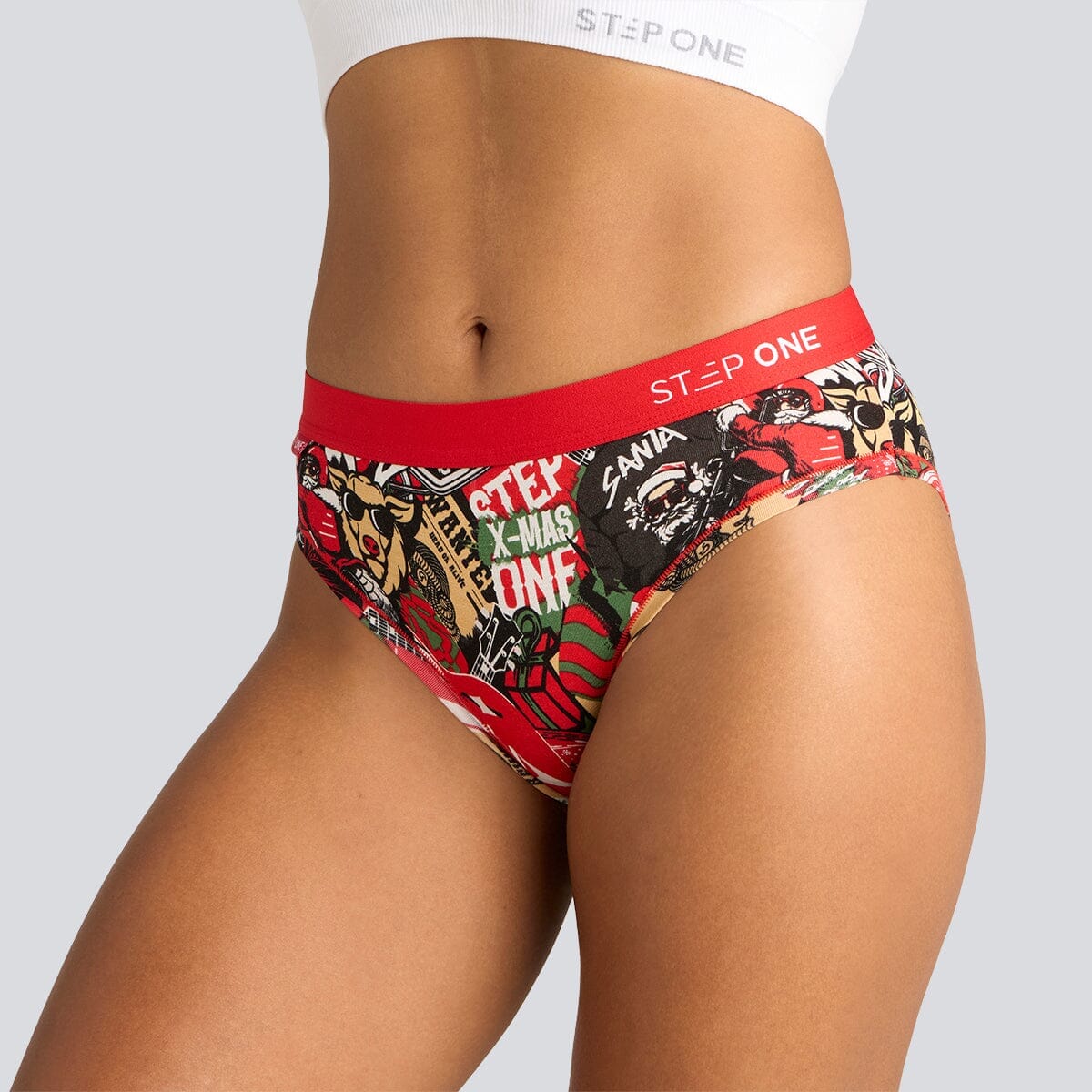 Women's Bikini Brief - Bad Santas - View 2