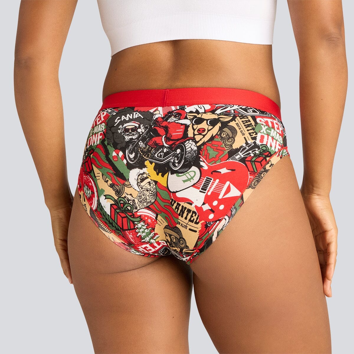 Women's Bikini Brief - Bad Santas - View 3